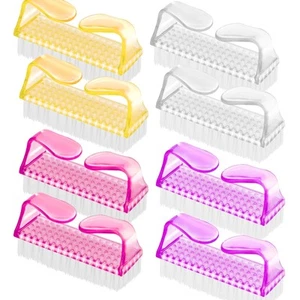 8Pcs Nail Brushes for Cleaning Fingernails, Handle Grip Nail Scrubber Brush, ... - Picture 1 of 6