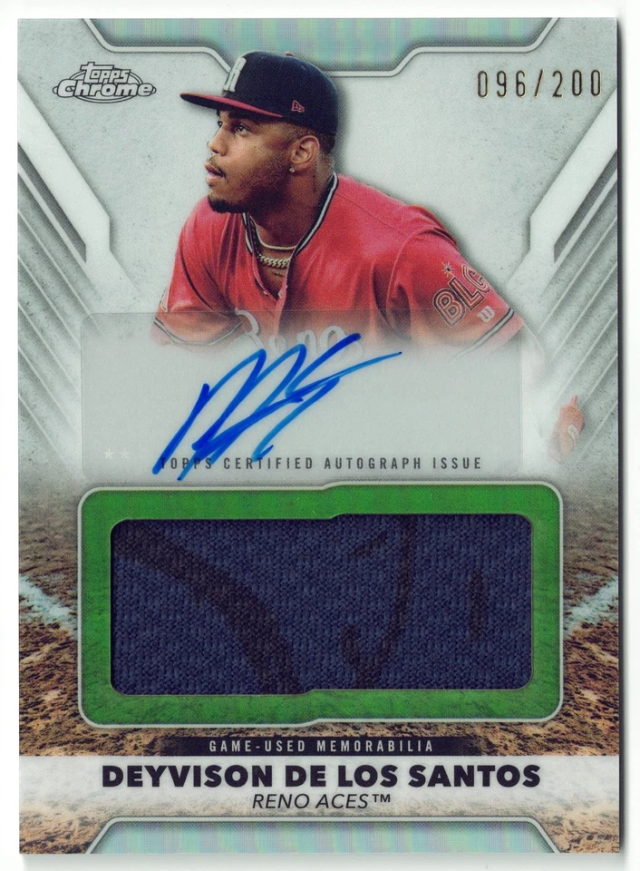 Deyvison De Los Santos - 2025 Topps Pro Debut (#PDJAR-DD) Jumbo Relic /200 Auto  - Image 1 of 2