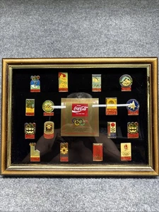 Set Spille Coca Cola 16° Anniversario Giochi Olimpici Invernali, 16 Spille Edizione Limitata - Foto 1 di 10