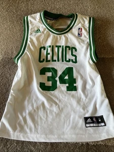 Camiseta Adidas Paul Pierce #34 Boston Celtics Juvenil Talla M Usada Leyenda Celta - Imagen 1 de 6