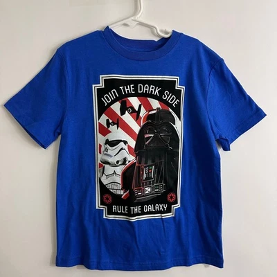 Disney Lego Star Wars "Join the Dark Side Rule the Galaxy" T-Shirt 7 Youth NWT - Image 1 of 4