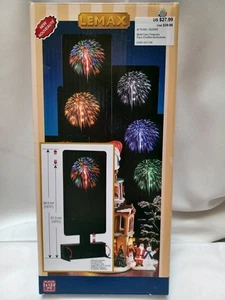 LEMAX Multi Colored Fireworks Holiday Light For Village Carnival Christmas NOS  - Bild 1 von 17