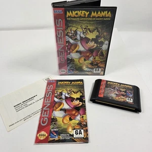 Mickey Mania: The Timeless Adventures of Mickey Mouse (Sega Genesis, 1994) en caja original - Imagen 1 de 10