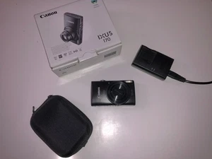 Canon IXUS 170 / PowerShot ELPH 170 IS 20.0 MP Digitalkamera - Schwarz - Bild 1 von 3