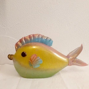 Seltene Murano Glas Fisch Figur Höhe 16,5 cm Made in Italy - Bild 1 von 9