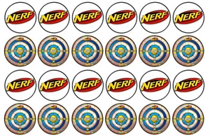 Papel comestible para oblea de arroz con adornos para pasteles Nerf Fairy Cup 48 x 3 cm - Imagen 1 de 3