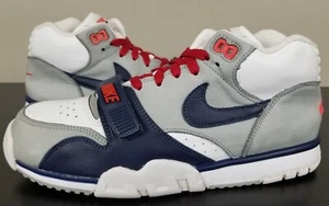 ZAPATILLAS NIKE AIR TRAINER 1 BLANCAS MEDIANOCHE AZUL MARINO ROJO ESTADOS UNIDOS DZ2527-001 (TALLA 9.5) - Imagen 1 de 13
