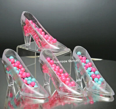 12 QUINCEANERA MIS 15 FAVORES DE FESTA DE PRINCESA CHINELO TRANSPARENTE CASAMENTO DOCE 16 PRESENTE - Imagem 1 de 4