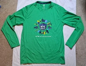 NYC Half Marathon 2024 Men’s Medium Green Tee New Balance - Picture 1 of 7