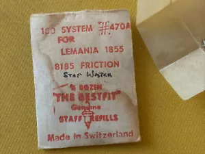 Lemania 8155 Friction 1855 personal Tenemos más piezas de reloj y cristales - Imagen 1 de 3