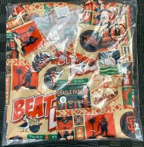 San Francisco Giants 2024 "BEAT LA" Aloha shirt Los Angeles Dodgers 6/29/24 M - Picture 1 of 2