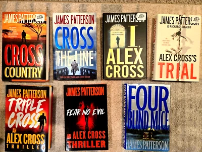 LOT OF 7 JAMES PATTERSON Alex Cross Detective Hardcover Books NEW (other) - Image 1 of 4