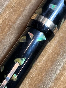 Oversized Sheaffer Balance fountain pen in EBONIZED PEARL - Picture 1 of 15
