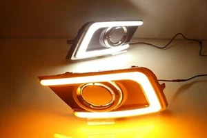 Pair DRL LED Daytime Running Light With Turn For Nissan Sentra 2016-2019 - Bild 1 von 8