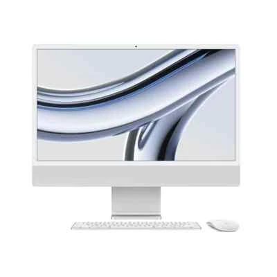 Apple Imac Con Retina 24" M3 Chip Con 8-Core Cpu E 8-Core Gpu  ssd256Gb Silver - Immagine 1 di 2