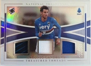 2020-21 National Treasures triple jersey ANTONIO CANDREVA #ed 110/500!! Italy - Picture 1 of 2