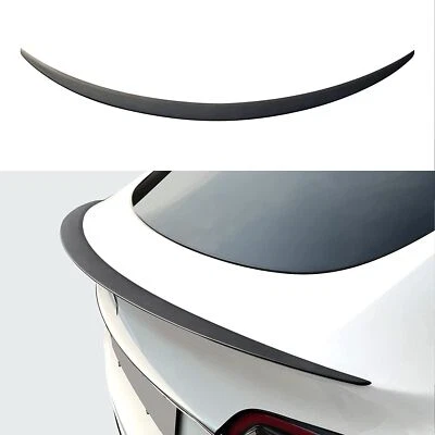 For Tesla Model Y 2020 - 2023 Rear Trunk Spoiler Tail Wing (Matte Black) - Image 1 of 4