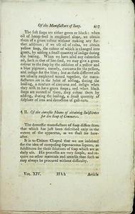 Original 16 page article dated 1794 on making SOAP unusual craft unique rare - Picture 1 of 3