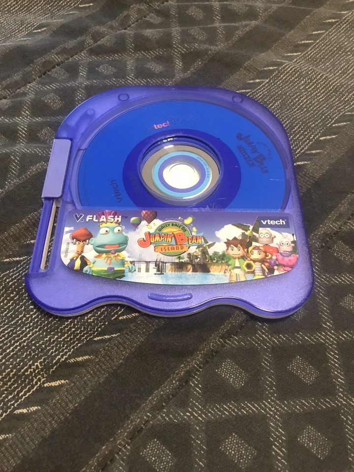 Wacky Race on Jumpin Bean Island V.Flash VTech Edutainment Video Game - Image 1 of 1