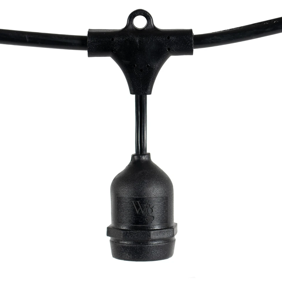 Cuerda ligera de patio de alta resistencia SJTW E26 grado comercial con gotas suspendidas Foto 1 de 4