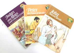 Vtg Lot of 3 BibLearn (Bible Learn) Series Hardcover Books Broadman Press 1976 - Picture 1 of 4