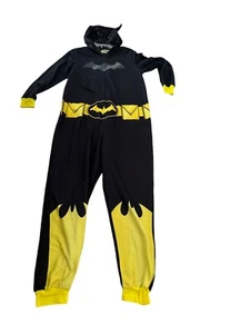 Girls Batgirl One piece Pajama Large 12-14 DC Comics Footless Halloween Costume - Picture 1 of 10