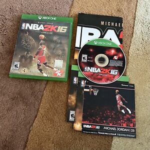 NBA 2K16 Michael Jordan - Special Edition Xbox One Complete Tested CIB w/ Poster