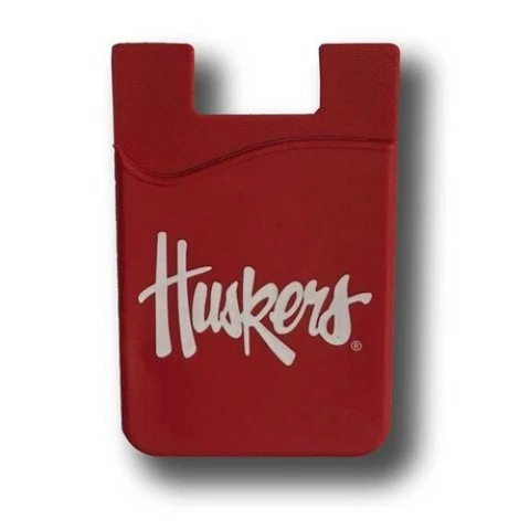 NEBRASKA CORNHUSKERS CELL PHONE CARD HOLDER SOLID WALLET DESDEN COLLEGE Cover