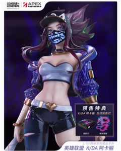League of Legends LOL Oficial KDA Akali Estatua PVC Figura Nueva con Caja - Imagen 1 de 20