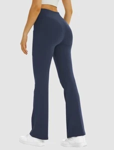 4-FireSwan Women's Flare Yoga Pants with Pockets High Waist Leggings Bootcut - Picture 1 of 7
