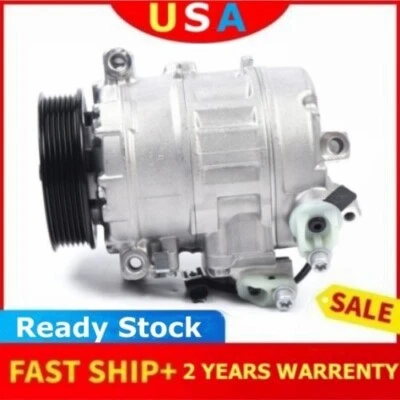 Воздушный компрессор кондиционера со сцеплением для 06–13 BMW 325i 328i xDrive 330i 528i 525i 530i - Изображение 1 из 4