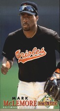 1994 Fleer Extra Bases Baltimore Orioles Baseball Card #8 Mark McLemore