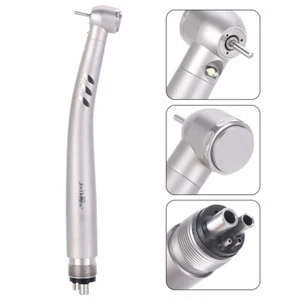 Pieza de mano dental generador electrónico LED de alta velocidad cojinete de cerámica cabezal de par 4 orificios - Imagen 1 de 17