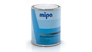 Mipa - Autoreifenlack schwarz Speziallack für Gummiteile (1 Liter) - Bild 1 von 1