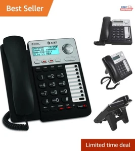 Professional 2-Line Corded Phone with 100-Contact Phonebook & Speakerphone - Zdjęcie 1 z 11