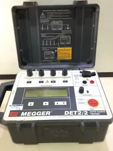 USED MEGGER DET2/2 DET2 / 2 AUTO DIGITAL EARTH TESTER - USED - AS IS - Picture 1 of 8