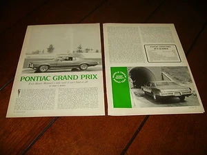 1969 PONTIAC GRAND PRIX ***ORIGINALARTIKEL / SPEZIFIKATIONEN*** - Bild 1 von 2