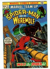 Marvel Team-Up #12 1973 VF- 1st Series Spider-Man and the Werewolf Marvel Comic