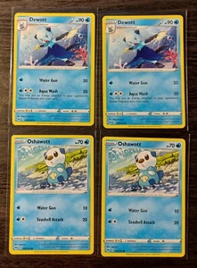 2x Dewott 034/185 & 4x Oshawott 033/185 Pokemon card Vivid Voltage NM - Bild 1 von 2