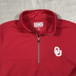 Oklahoma Sooners Straight Down Golf Pullover XL Thermo Waffel - Bild 1 von 7