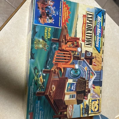 VINTAGE 1996 MICRO MACHINES EXPLORATION TIGER SHARK & LOST TREASURE - NEW - Image 1 of 4