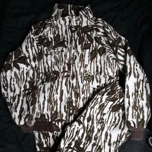 Vintage Realtree Spartan Autumn Camouflage Fleece Jacket + Cargo Pants Suit - Picture 1 of 8