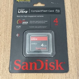 SanDisk CF 4GB Ultra 30MB/s Compact Flash Memory Card BRAND NEW SDCFH-004G-A11C - Picture 1 of 5