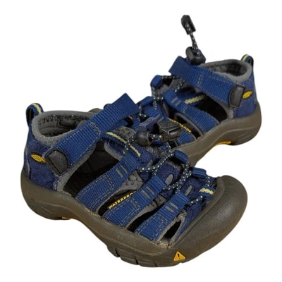 KEEN Toddler Sandals Size 8 Navy Blue Waterproof Hiking Footwear Closed Toe - Image 1 of 4