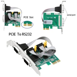 Riser Card PCIE to serial port card PCIE Expansion Card Extender PCIe Converter - Picture 1 of 6
