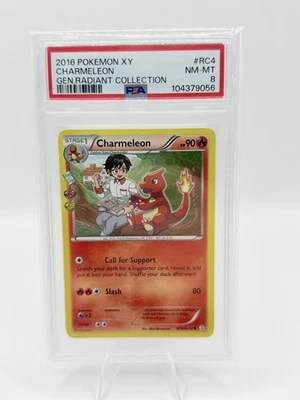 Pokemon Generations: Radiant Collection Regular  Charmeleon RC4-RC32 PSA 8 - Image 1 of 2