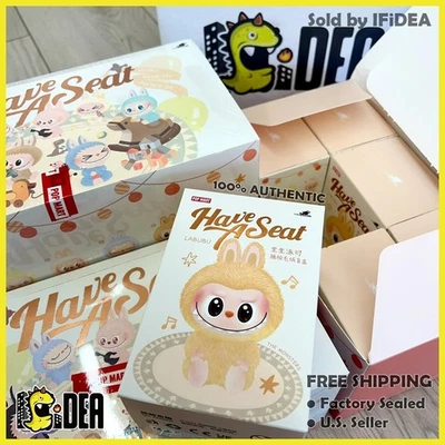 100% Authentic Labubu Have A Seat V2 Blind Box POP MART Monsters Factory Sealed