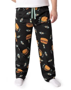 SpongeBob SquarePants Multicoloured Plankton Lounge Pants Mens - Picture 1 of 10