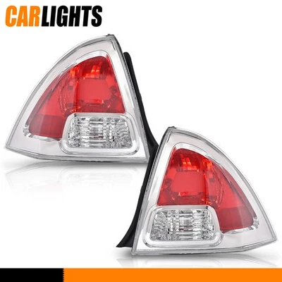 Tail Light Fit For 2006 2007 2008 2009 Ford Fusion Chrome Left Right Side Lamp - Image 1 of 4