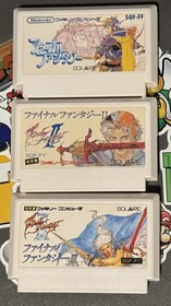 Final Fantasy 1 2 3  FF 1 2 3 Lot Nintendo Famicom Japan Import US Seller TESTED